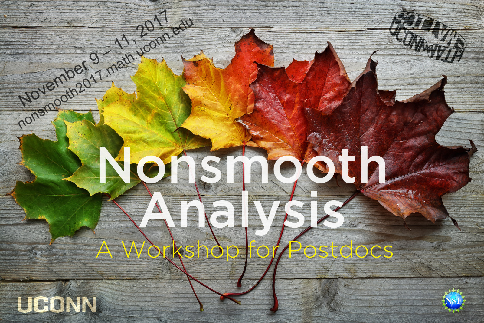 Workshop Fall Leaves Poster